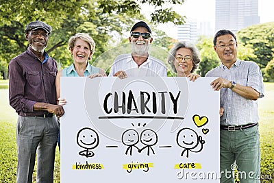 Charity Community Share Help Concept Stock Photo