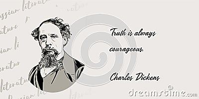 015_Charle_Dickens Stock Photo