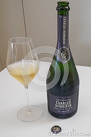 Charles Heidsieck Champagne Brut Reserve Editorial Stock Photo