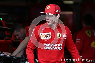 Charles Leclerc Editorial Stock Photo