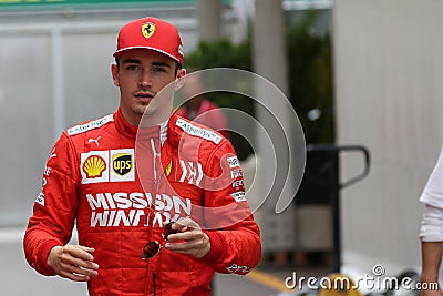 Charles Leclerc Editorial Stock Photo
