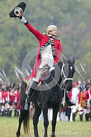 Charles O'Hara salutes 21st century crowd Editorial Stock Photo