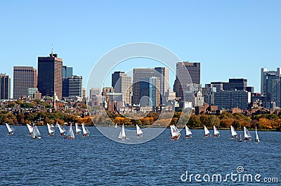 Charles River Boston Stock Photo