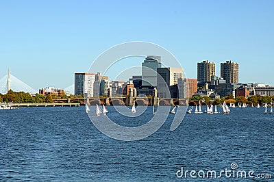 Charles River Boston Stock Photo