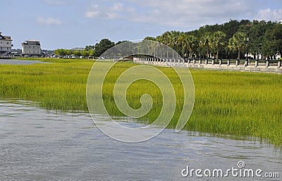 Charleston SC,August 7th:Yachting Harbor from Charleston in South Carolina Stock Photo