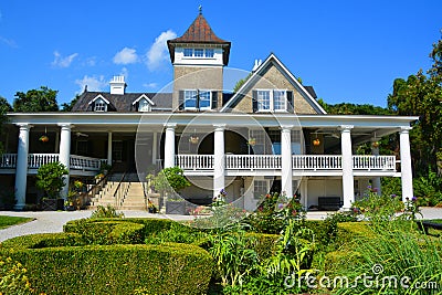 Magnolia Plantation and Gardens is a historic house Editorial Stock Photo