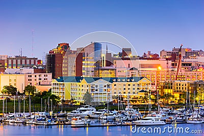 Charleston, South Carolina Cityscape Stock Photo