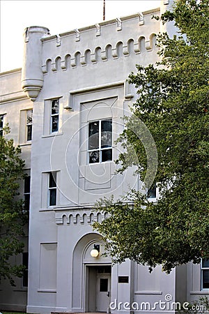 Charleston, South Carolina / United States - November 10 2018: The Citadel is a historic landmark Editorial Stock Photo