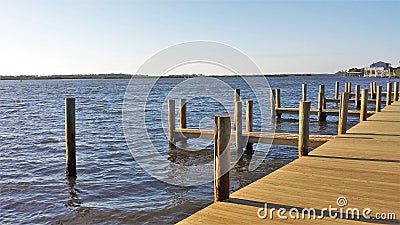 Charleston Waterfront Park Stock Photo