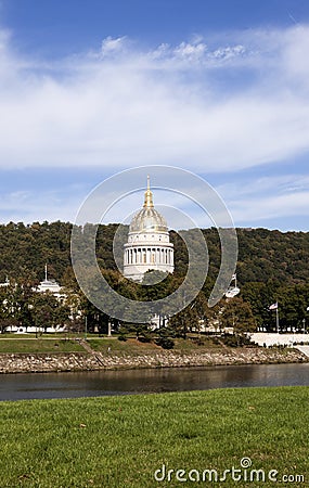 Charleston, West Virginia - State Capitol Building Stock Photo