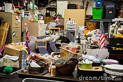 Charlestown WV internal flea market Editorial Stock Photo