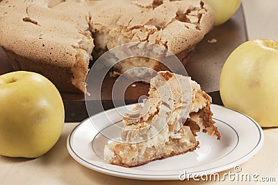 Charlotte cake Stock Photo