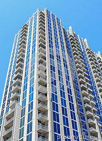 Charlotte NC High rise 2 Editorial Stock Photo