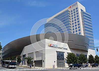 NASCAR Hall of Fame. Editorial Stock Photo