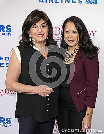 Charlotte St. Martin & Anne del Castillo at 2019 Stars in the Alley Editorial Stock Photo