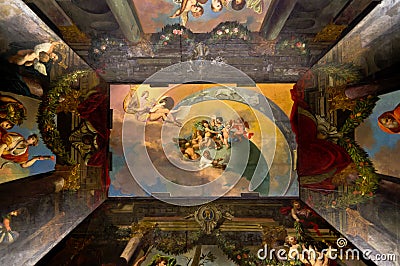 Charlottenburg ceiling Stock Photo