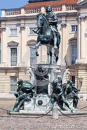 Charlottenburg Equestrian Monument Palace Berlin Stock Photo