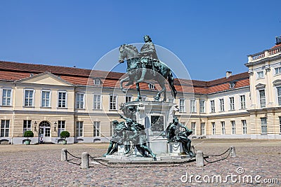 Charlottenburg Equestrian Monument Palace Berlin Stock Photo