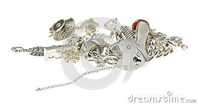 Charm bracelet Stock Photo