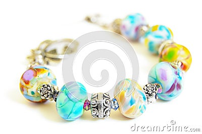 Charm bracelet Stock Photo