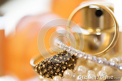 Charm elegance and jewels Stock Photo