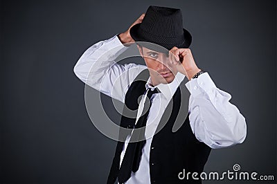 Charm Young Man Stock Photo