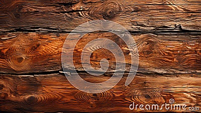 Charming Aged Wooden Texture Wallpapers - Dark Brown And Orange Stock Photo