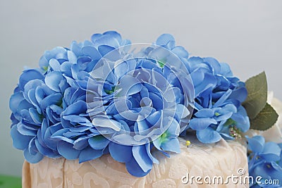 Charming blue flowers Vector Illustration