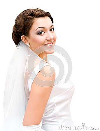 Charming bride Stock Photo