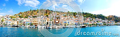 Charming Greek fishing village Stock Photo