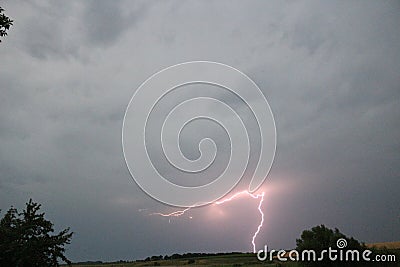 Charming lightning Stock Photo