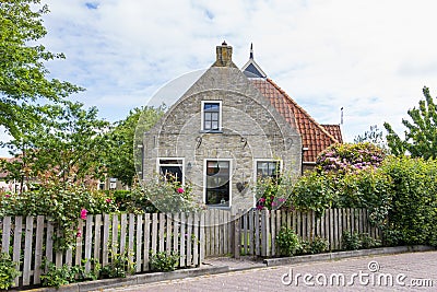 Charming little dutch house Stock Photo