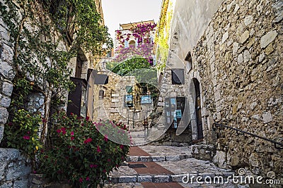 Charming Provencal house in Eze, Cote d`Azur, France Stock Photo