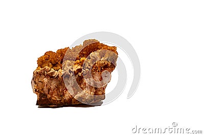 Charming small mineral citrine cluster Stock Photo