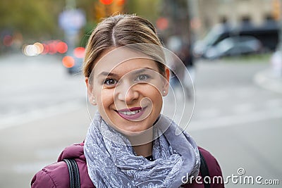 Charming woman`s portrait Stock Photo