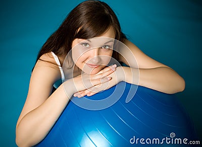 Charming young pregnant woman Stock Photo