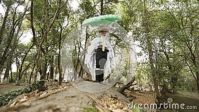 Charro , Mexican Dancer in traditional costume, folk dance on Tlaxcala CarnivalCharro , Mexican Dancer in traditional costume, Editorial Stock Photo