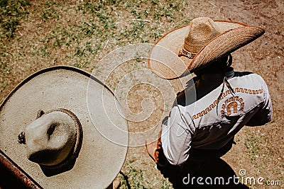 Charro mexicano, mexican mariachi Mexico culture Editorial Stock Photo