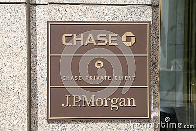 Chase Private Client Editorial Stock Photo