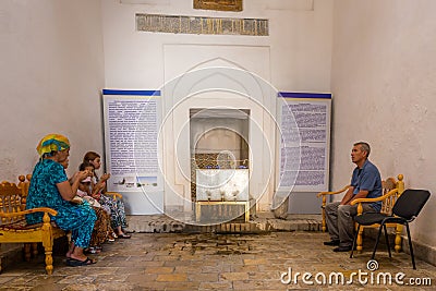 Chashma Ayub Mausoleum in Bukhara, Uzbekistan Editorial Stock Photo