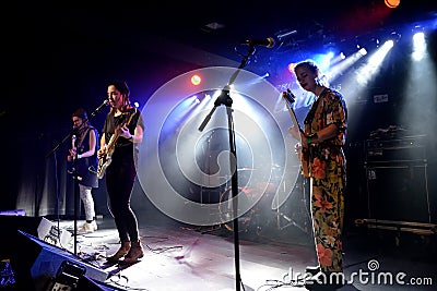 Chastity Belt band in concert at Primavera Club 2015 Festival Editorial Stock Photo