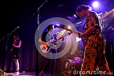 Chastity Belt band in concert at Primavera Club 2015 Festival Editorial Stock Photo