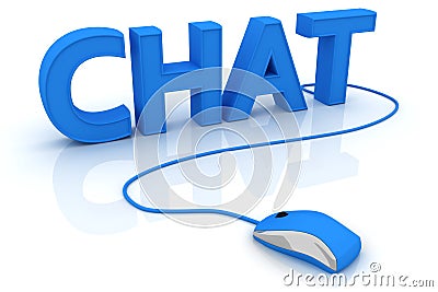 Chat Stock Photo