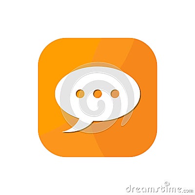 Chat App Icon Vector Illustration