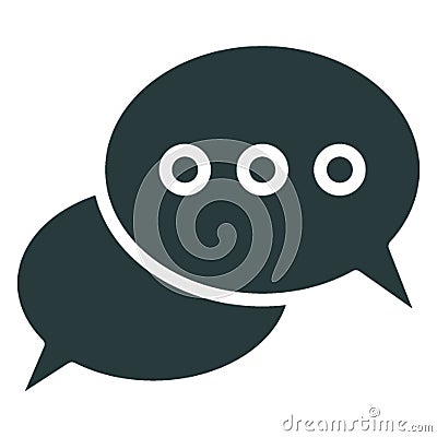 Chat balloon Isolated Vector Icon which can easily modify Vector Illustration