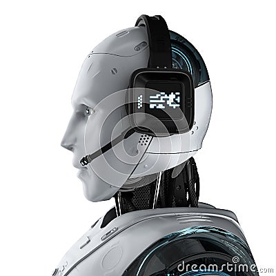 Chat bot concept Stock Photo