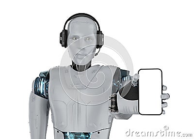 Chat bot concept Stock Photo