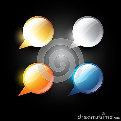 Chat bubble Vector Illustration