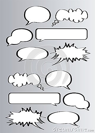 Chat bubbles Stock Photo