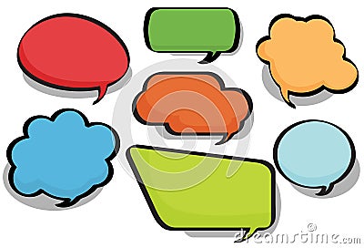 Chat Bubbles Vector Illustration